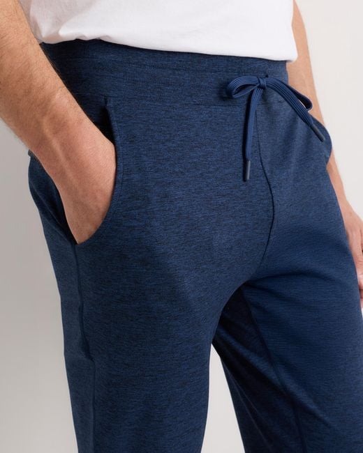 Quince Blue Flowknit Performance Pants, Recycled Polyester for men