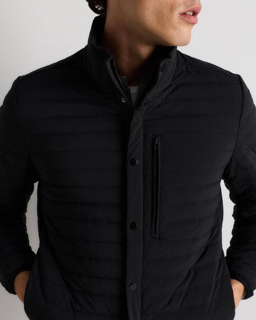 Quince Black Responsible Down Quilted Jacket, Nylon for men