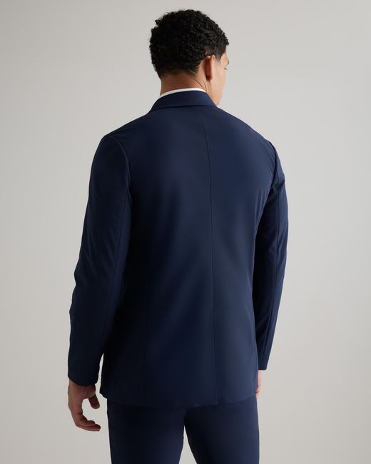 Quince Blue Performance Stretch Technical Blazer, Recycled Polyester for men