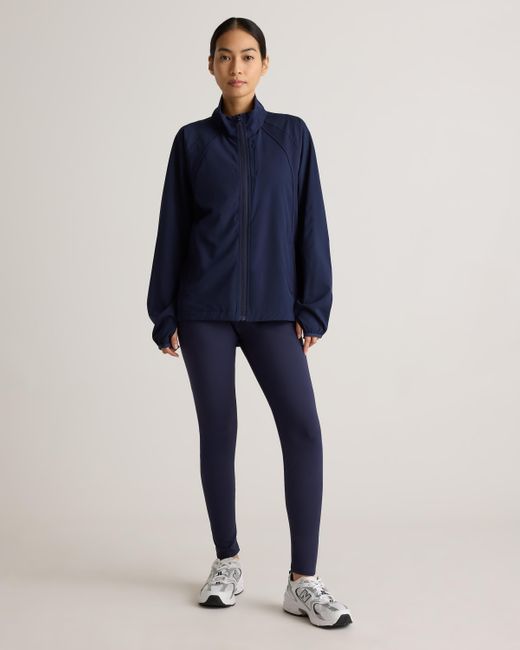 Quince Blue Race Day Full-Zip Jacket, Recycled Polyester