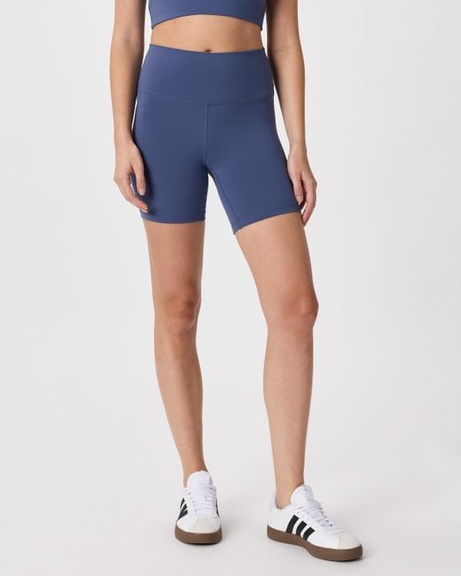 Quince Blue Ultra-Form Bike Short, Nylon/Spandex