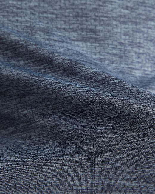 Quince Blue Mesh Performance Training Tee, Recycled Polyester for men
