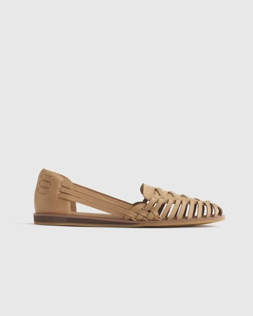 Quince Multicolor Huarache Flat, Leather