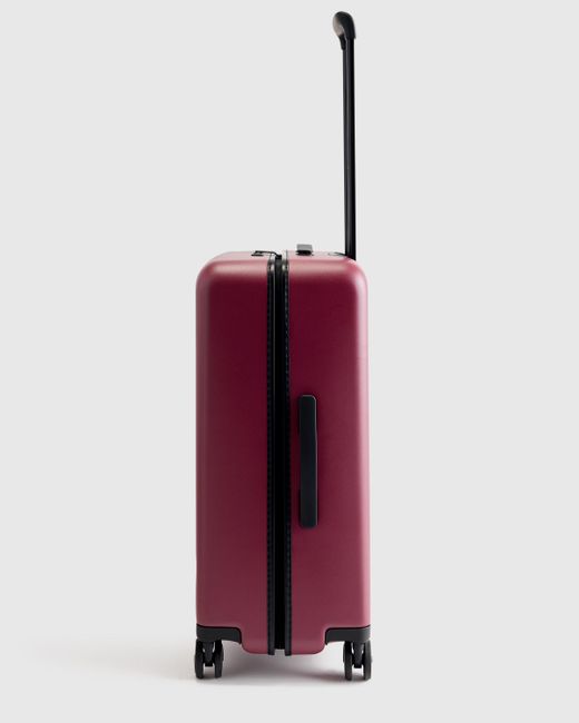 Quince Purple Medium Check-In Suitcase, Polycarbonte