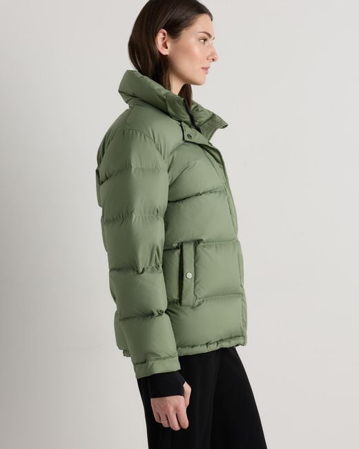 Quince Green Responsible Down Puffer Jacket, Recycled Polyester