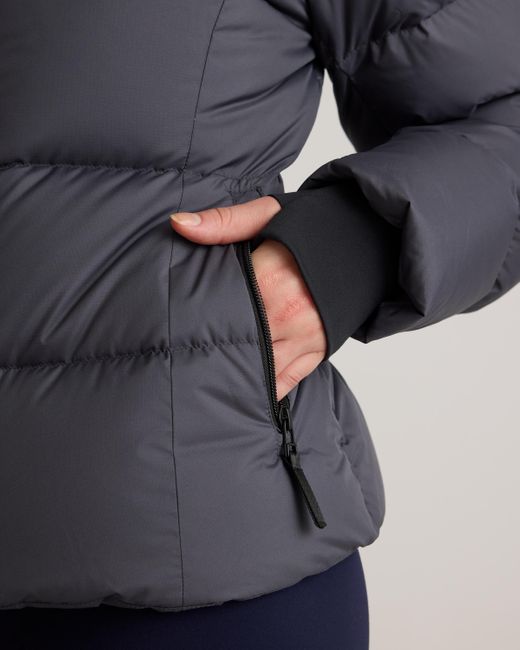 Quince Blue Responsible Down Cinch Waist Puffer Jacket, Recycled Polyester