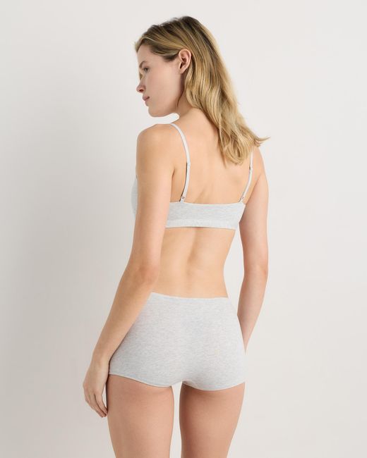 Quince Black Boyshort, Organic Cotton