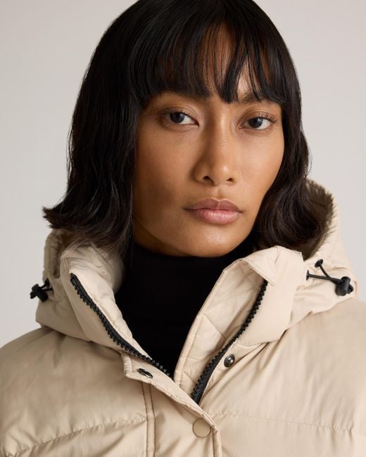 Quince Natural Responsible Down Puffer Jacket, Recycled Polyester