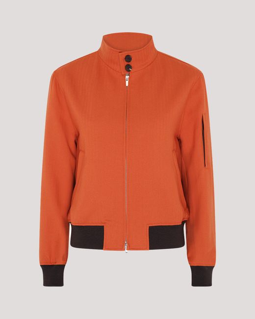 Racil Orange Jordan Bomber