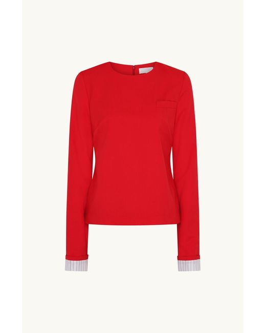 Racil Red Taylor Top