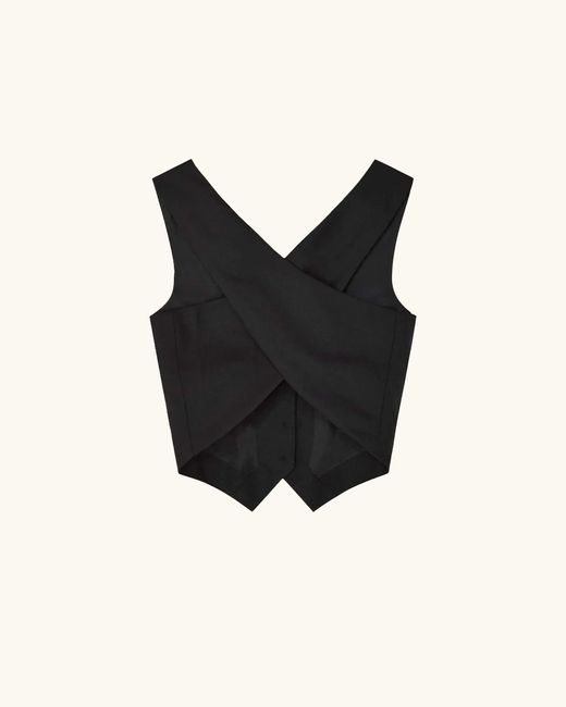 Racil Black Johnny Waistcoat