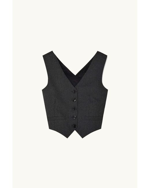 Racil Black Johnny Waistcoat
