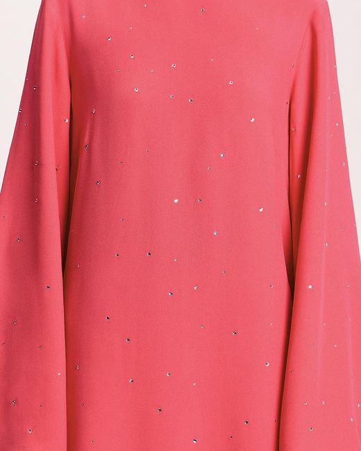 Racil Pink Jackie Kaftan Dress With Crystals
