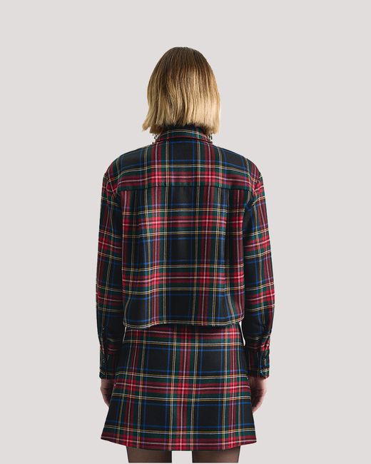 Racil Blue Rox Cropped Shirt