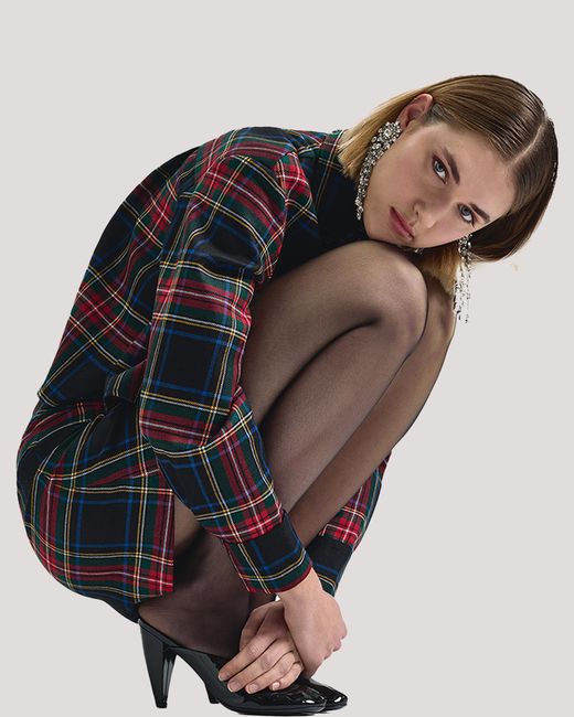 Racil Blue Rox Cropped Shirt