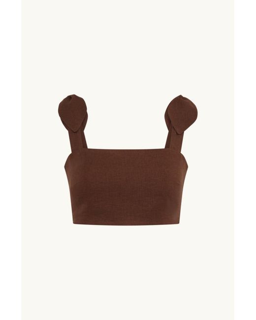 Racil Brown Bow Bralette