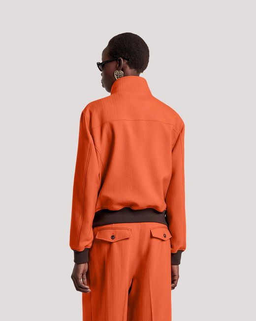 Racil Orange Jordan Bomber