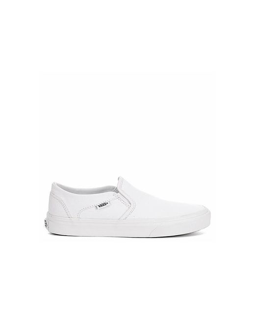 Vans White Asher Slip On Sneaker