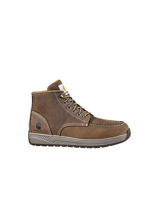 Carhartt Brown Lightweight 4-Inch Lace-Up Boot for men