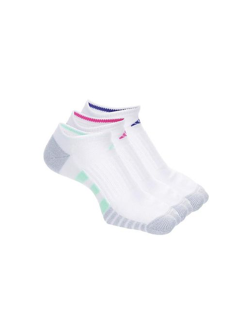 Adidas White Cushioned 3.0 No Show Socks 3 Pairs