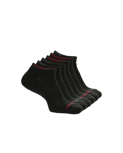 Reebok Black Low Cut Socks 6 Pairs for men