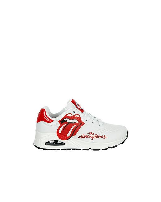 Skechers Red Rolling Stones Uno Sneaker