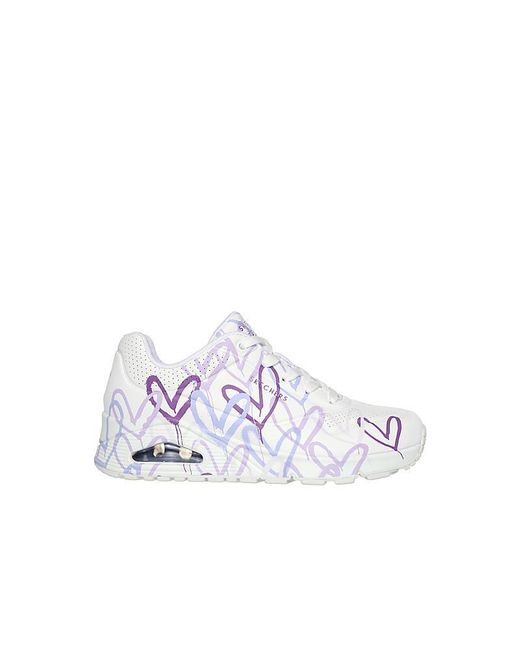 Skechers White Uno X Jgoldcrown Sneaker