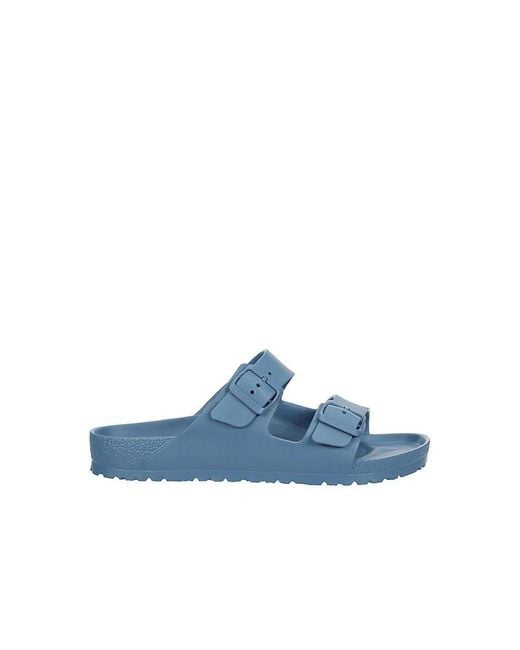 Birkenstock Blue Arizona Essentials Slide Sandal for men