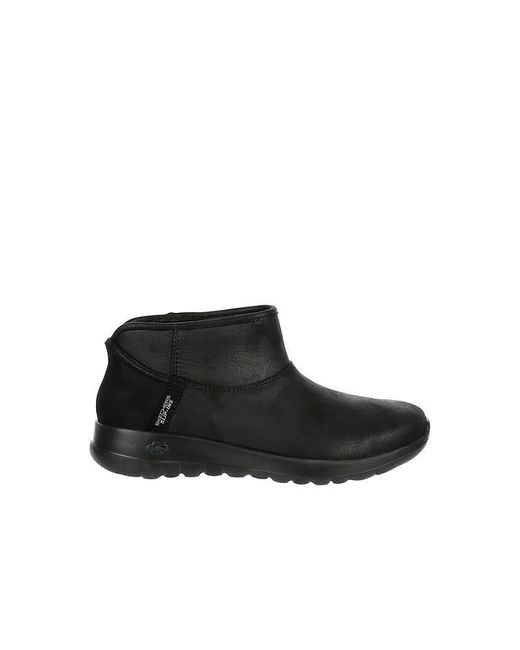 Skechers Black Slip-Ins On-The-Go Joy Ankle Boot