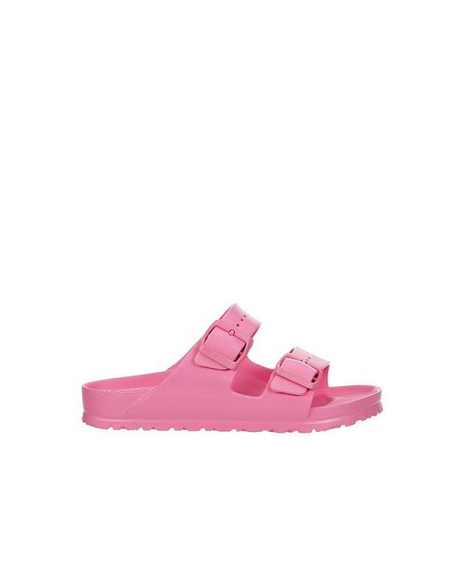 Birkenstock Pink Arizona Essentials Slide Sandal