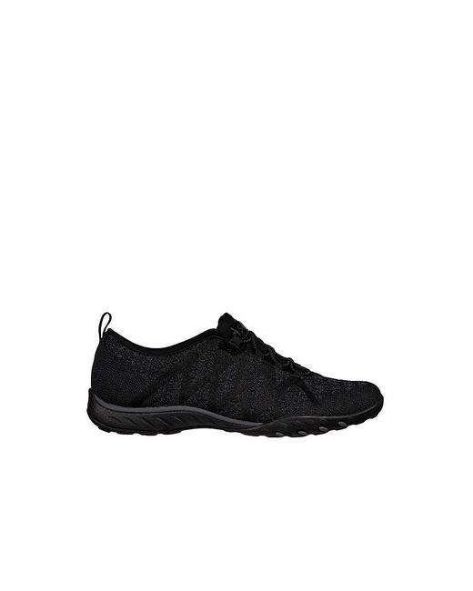 Skechers Black Breathe Easy Infi-Knity Slip On Sneaker