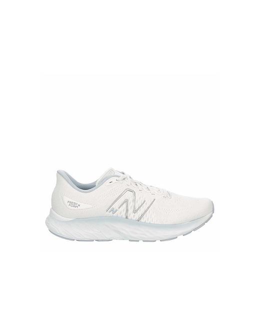 New Balance White Fresh Foam Evos V3 Running Shoe for men