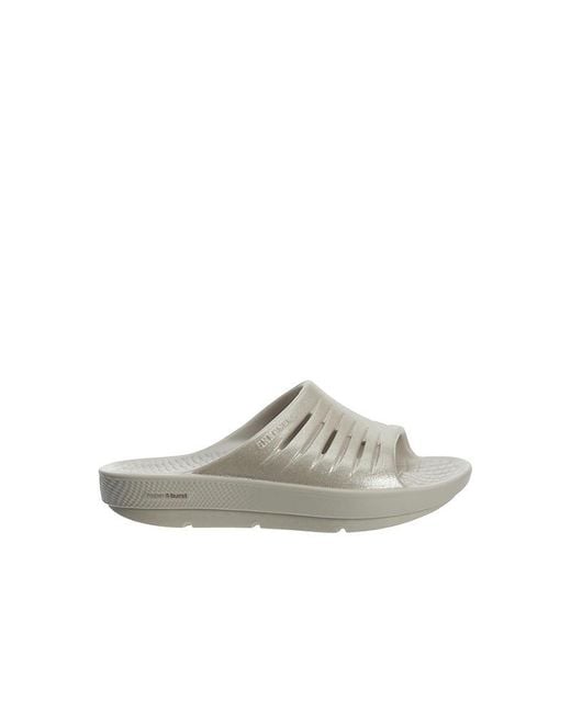 Skechers White Go Recover Refresh Slide Slides Sandals