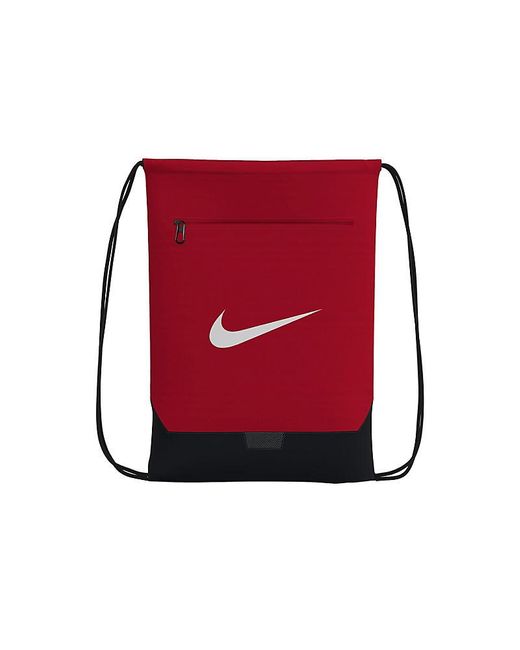 Nike Red Brasilia Drawstring Backpack