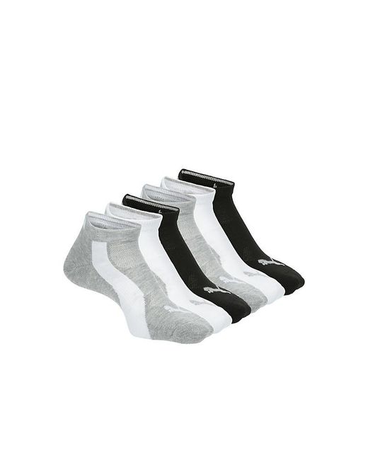 PUMA Black Low Cut Socks 6 Pairs