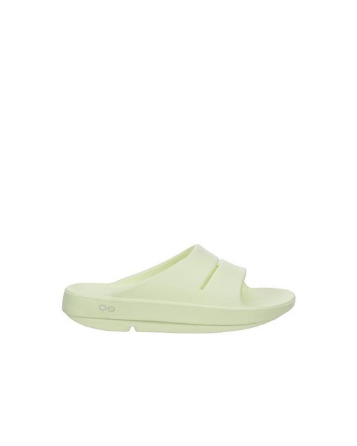 OOFOS Ooahh Slide Sandal Slides Sandals in White Lyst