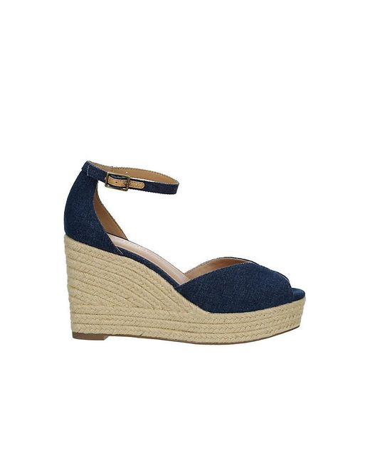 Michael By Michael Shannon Blue Michael By Shannon Posie Wedge Sandal