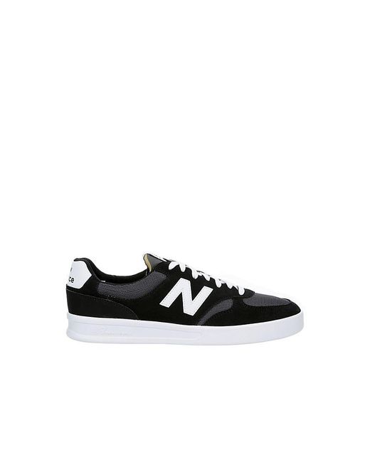 New Balance Black Ct300 V3 Court Sneaker