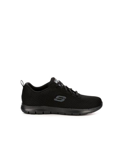 Skechers Black Bronaugh Slip Resistant Work Shoe Work Safety Shoes