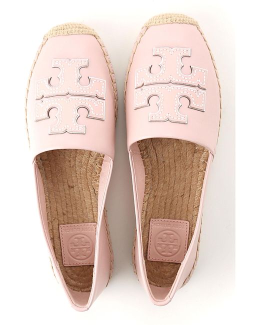 Tory Burch Leather Shoes For Women in Shell Pink (Pink) - Save 43% - Lyst