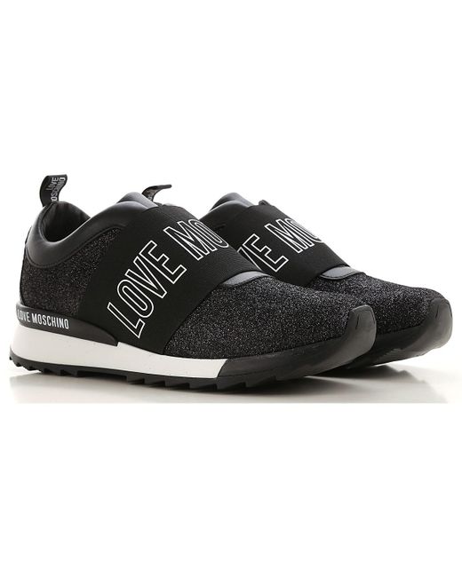 Moschino Sneakers For Women in Black - Lyst