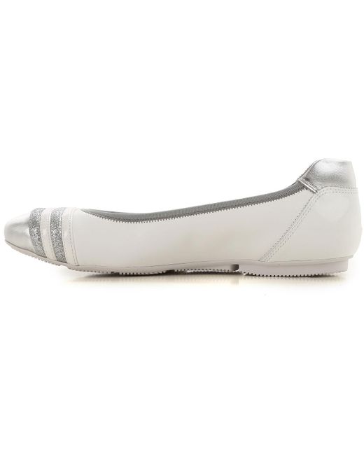 hogan ballerina flats