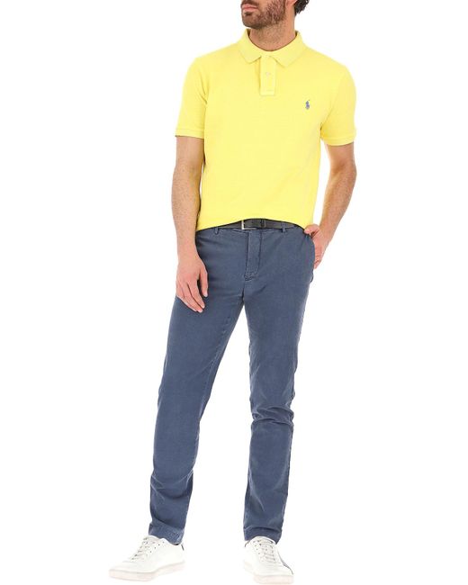 Polo Homme Pas Cher En Soldes Ralph Lauren Pour Homme En Coloris Jaune Lyst