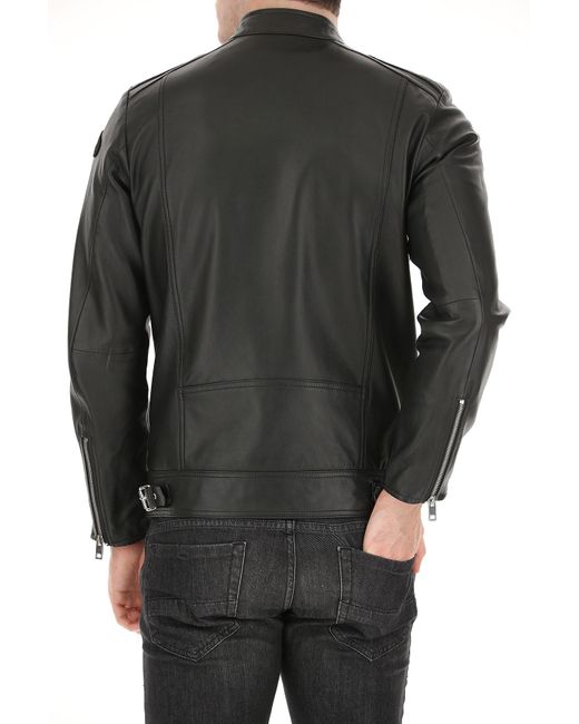 diesel men's leather jacket sale