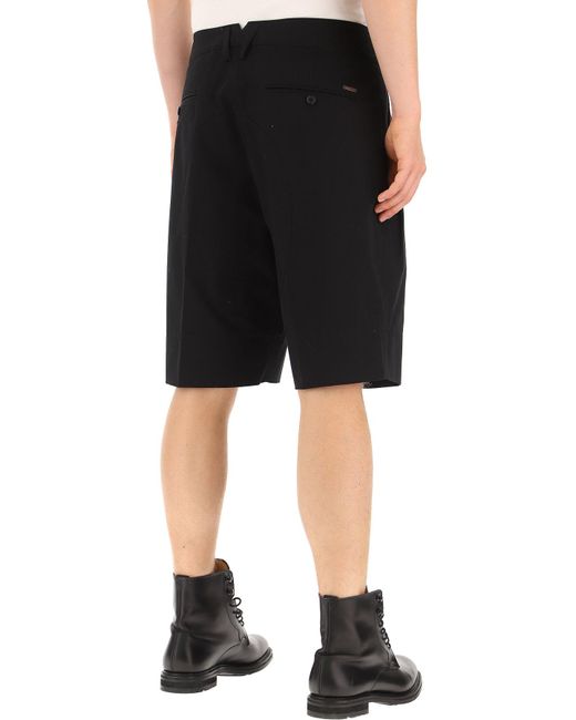 Short Homme Pas Cher En Soldes Synthetique Dsquared Pour Homme En Coloris Noir Lyst