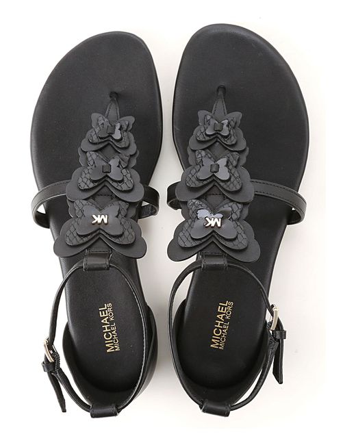 Michael Kors Sandals For Women On Sale in Black - Lyst