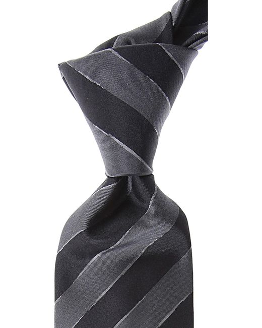 Fendi Silk Ties in Gray for Men - Lyst