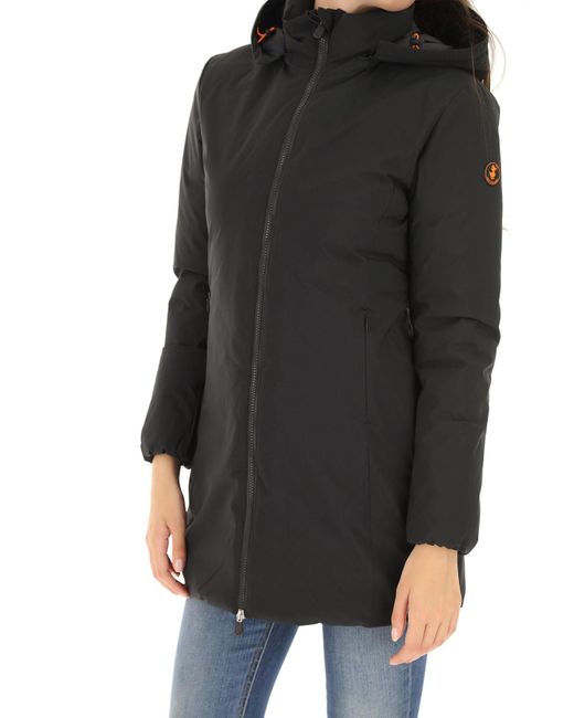 Doudoune Femme Synthetique Save The Duck En Coloris Noir Lyst
