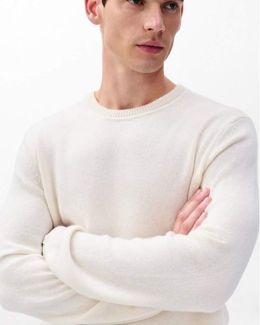 Rag & Bone White Declan Cashmere Sweater