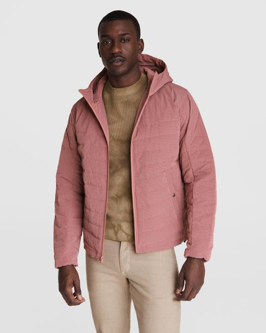 Rag & Bone Pink Vallis Nylon Ripstop Jacket for men